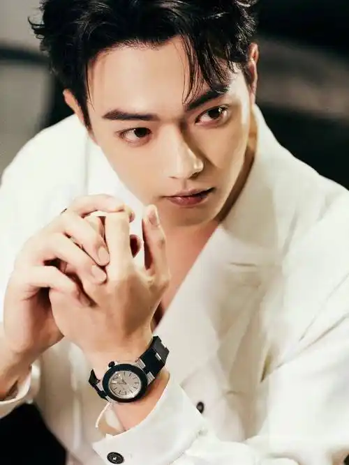 许凯为奢牌腕表拍摄宣传写真 精致帅气似优雅王子_宝格丽