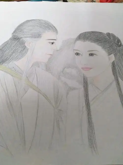 【彩铅】神雕侠侣|插画|创作习作|未来来_原创作品-站酷zcool