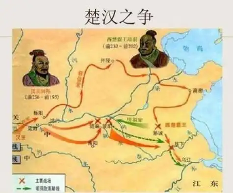 楚汉之争鸿沟为界鸿沟指的是什么 楚汉之争中的乌江和江东指的是哪里