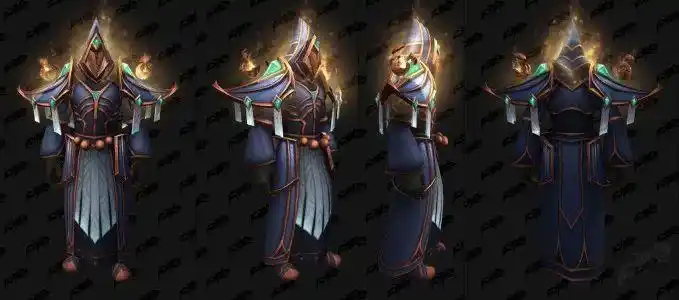 术士套装的6种配色修改后