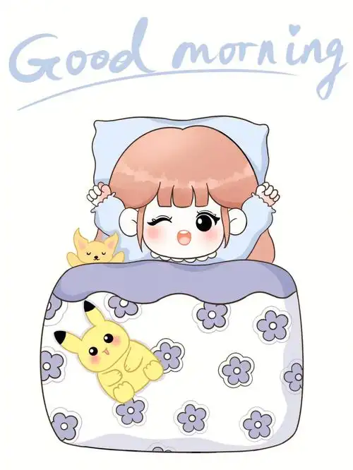 可爱简笔画  #简笔画  #q版人物  #手绘  #procreate绘画起床漱口吃