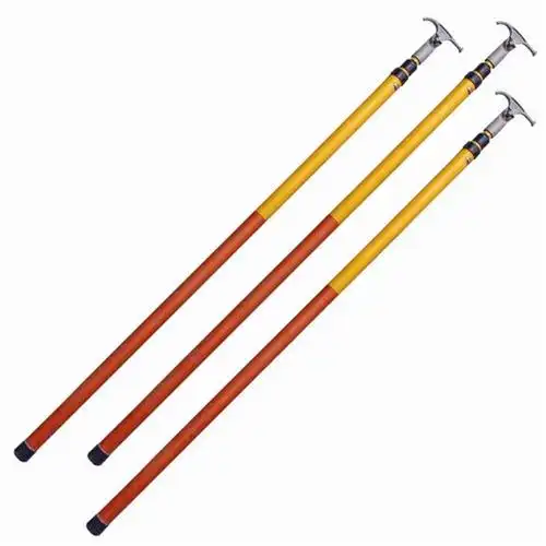 电工电力可调式伸缩高压令克棒拉闸杆绝缘杆绝缘棒操作杆