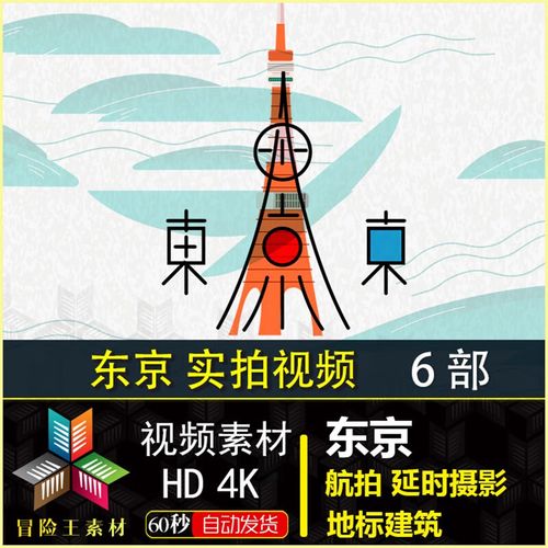 【百度网盘发货】东京 4k高清视频素材 城市航拍 延时摄影 夜景 东京