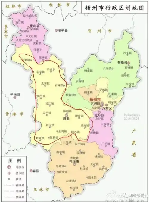 梧州市2020年各县区财政收入数据