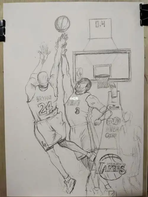 绝绝子科比手绘让女朋友也喜欢上科比