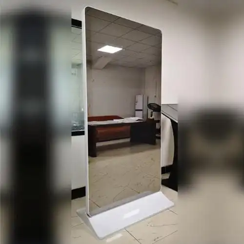 智能镜壁挂触摸屏镜面广告机人体感应80寸显示屏多媒体卫浴魔镜