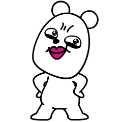 哈林熊表情包(设计)|动漫|网络表情|哈林熊harrinbear - 原创作品