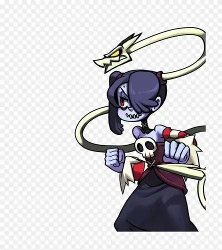 骷髅女孩概念艺术精灵