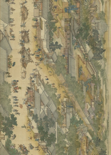 院本清明上河图由24张图片组成1900万像素巨幅画面