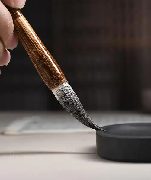 简梓【非遗】毛笔兼毫套装级大中号小楷狼毫初学者小学生成人行书隶书