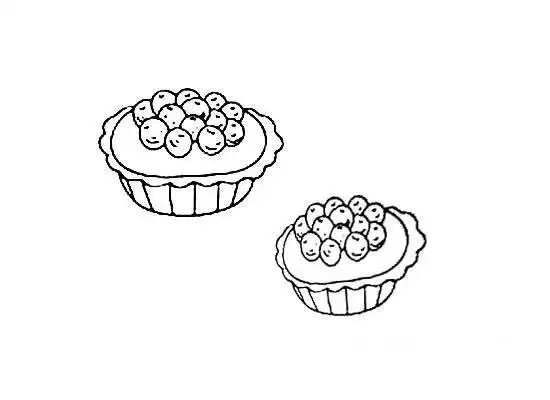 蛋挞简笔画怎么画?