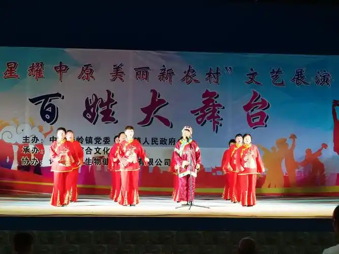 "群星耀中原 美丽新农村"麦岭镇百姓大舞台文艺汇演