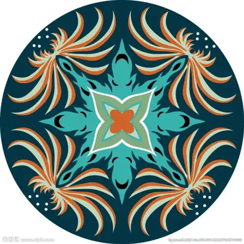 圆形 图案设计图__花边花纹_底纹边框_设计图库_昵图网nipic.com