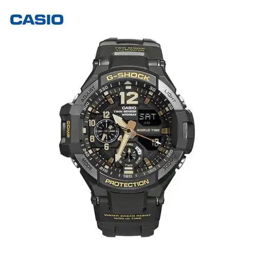 casio卡西欧手表gshock系列双显运动电子男士手表