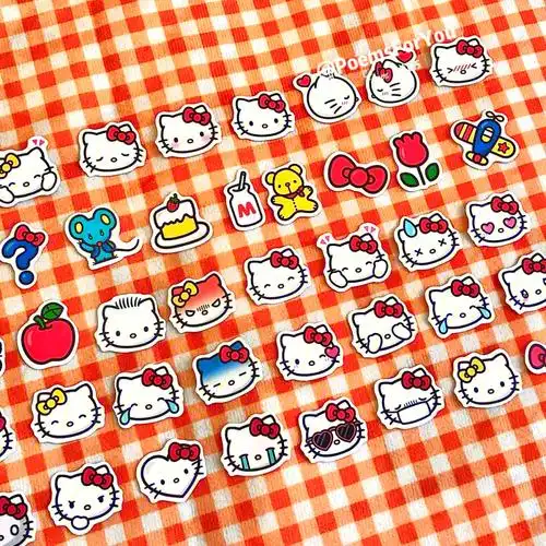 98hellokitty小表情贴纸也太可爱了86615!