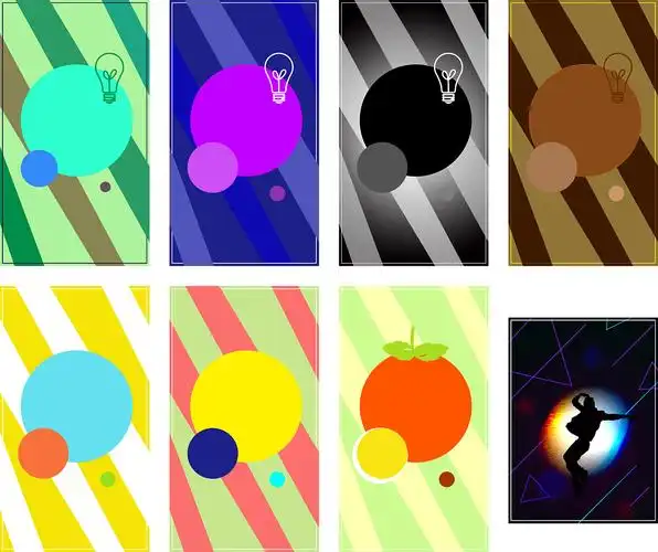 色彩搭配|平面|图案|veraying94_临摹作品-站酷zcool