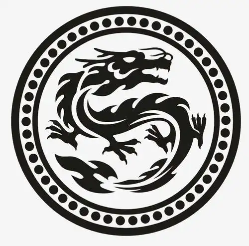 龙形图案logo