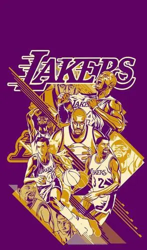 湖人壁纸一日紫金终身湖人不只是说说