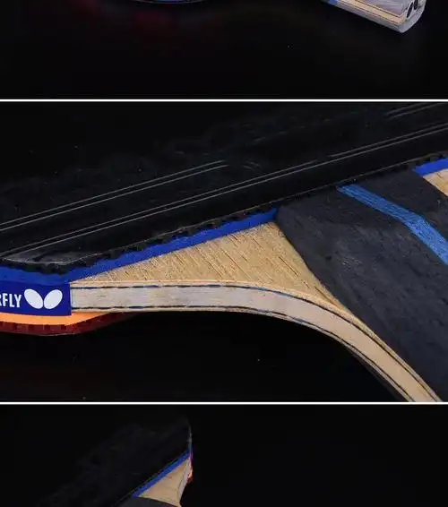 超级新品 蝴蝶乒乓球拍蝴蝶王8星单拍1只碳素底板八星进攻型成品拍