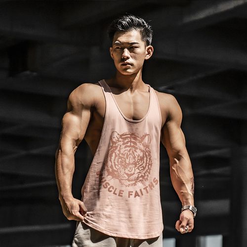 肌肉信仰健身背心男训练兄弟ins篮球坎肩宽松运动潮牌衣服无袖t恤