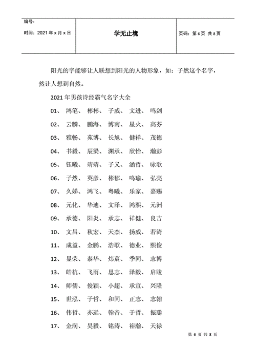 2021霸气网名2021年霸气的男生网名有哪些