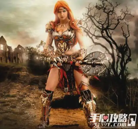 皇室战争玩家cosplay精彩神还原