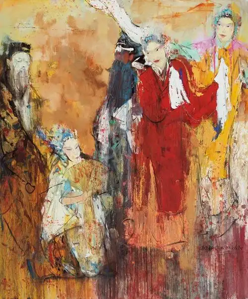 23马立新《戏剧人生》 油画 180cm×150cm.jpg