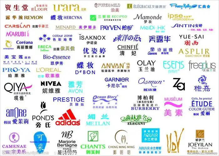 各化妆品产品标志矢量图__企业logo标志_标志图标_矢量图库_昵图网