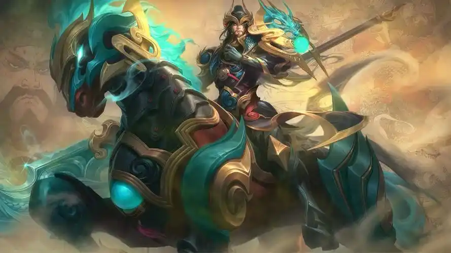 【60fps 有配乐】关羽-武圣 动效壁纸_哔哩哔哩 (゜-゜)つロ 干杯