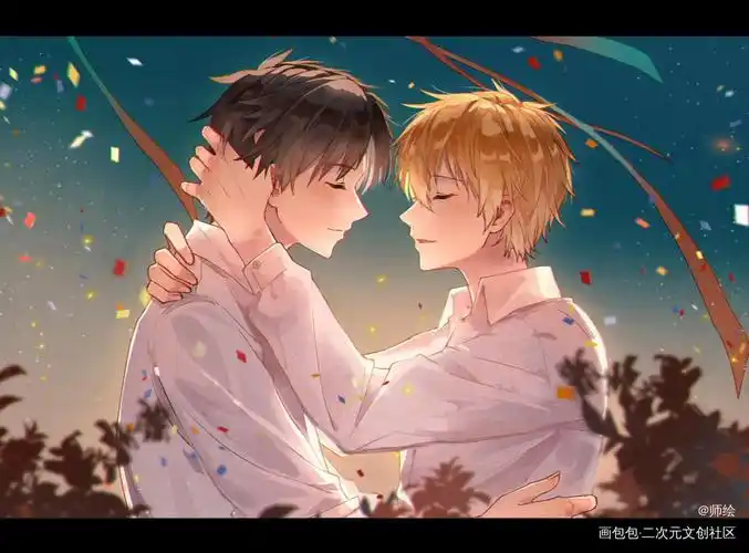 520快乐_全职高手喻黄喻文州黄少天绘画作品