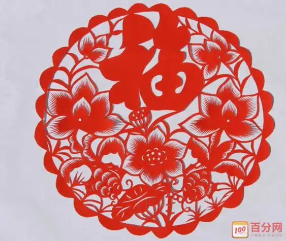 百分网 爱好 手工 剪纸 传统剪纸窗花图案  窗花是我国的传统 艺术