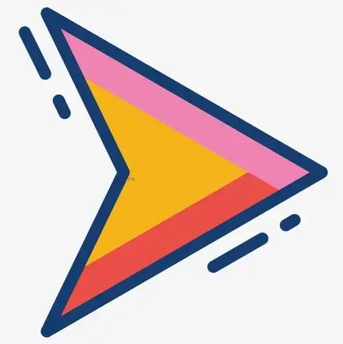 矢量矢量扁平向右装饰箭头