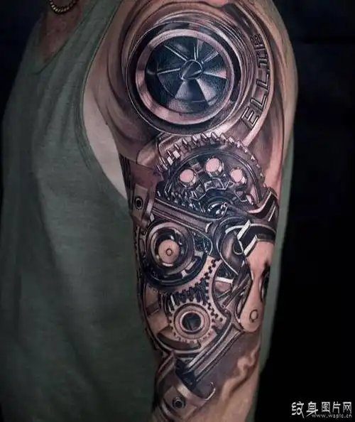 3d机械纹身图案,体验欧美流行设计风格(2)