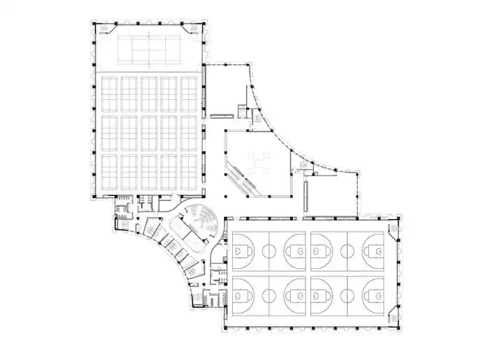 复旦江湾校区新建综合体育馆 / 同济大学建筑设计研究院