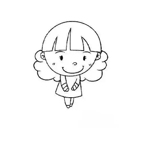 女生简笔画 女生简笔画头像