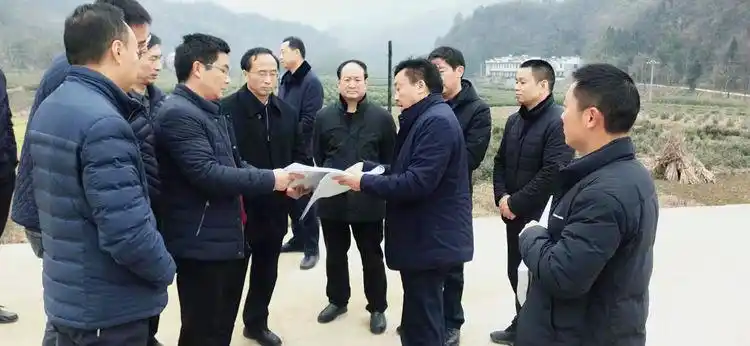 塘坊田园综合体,平利县县长陈伦富,广佛镇党委书记柳金学等领导全程