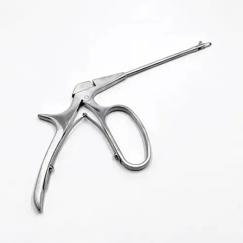 wecan子宫颈活体取样钳不锈钢活检钳管式长圆头f10080妇科 18cm盖板式