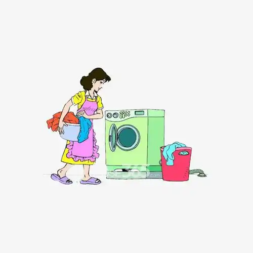 洗衣服的保洁