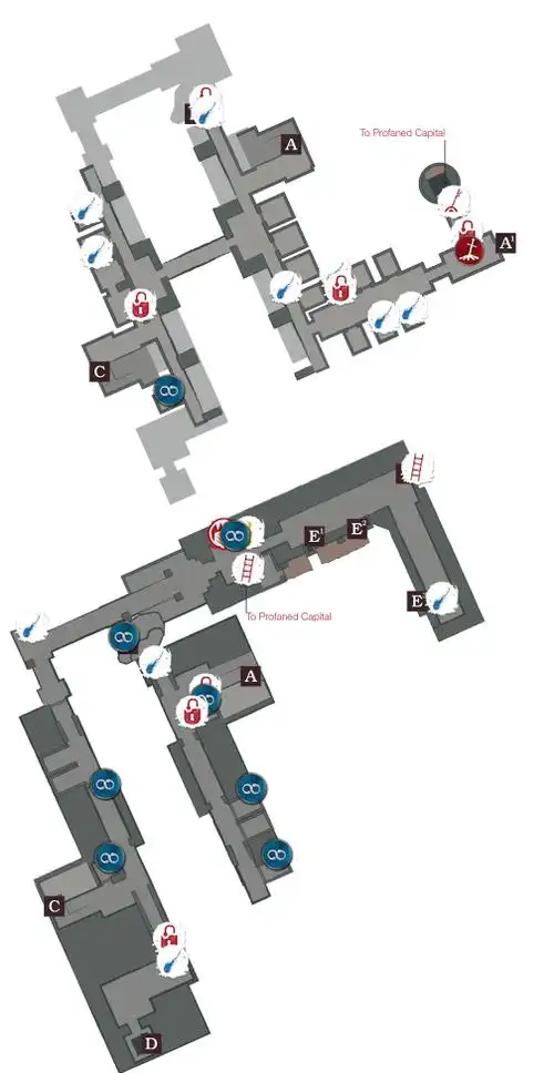 黑暗之魂3地图官方电子版地图一览 黑暗之魂3地图
