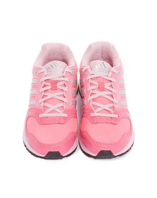 阿迪达斯 女款粉色跑步鞋 轻盈透气