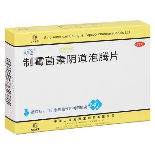 制霉菌素阴道泡腾片(米可定)