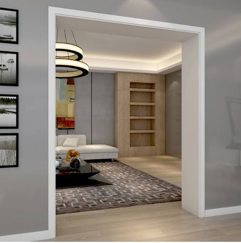 门套包边圆弧形定制欧式边框门框垭口飘窗白色装饰 墙厚12cm以内单包