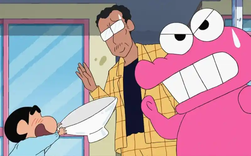 蜡笔小新最新预告 巧克力饼卡通代言人鳄鱼山先生来双叶幼稚园了哦