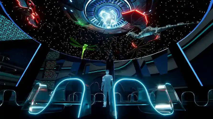 ue5虚幻4元宇宙科幻图书馆library modular futuristic sci fi - 代码