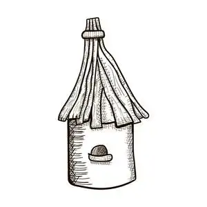 蜜蜂房子图片-蜜蜂房子素材-蜜蜂房子插画-摄图新视界