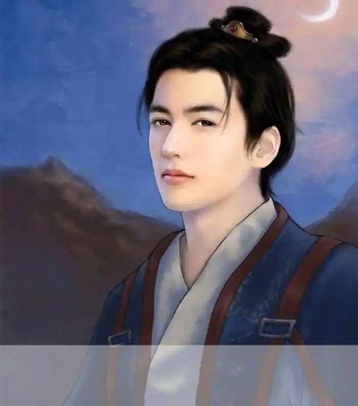 手绘古代美男028