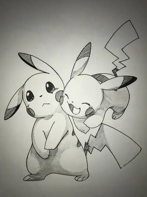皮卡丘 手绘练习|插画|创作习作|sakur4 - 临摹作品 - 站酷 (zcool)