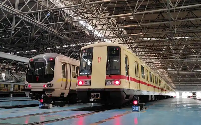 【广州地铁】广州地铁1号线安达西门子列车西塱出库记录