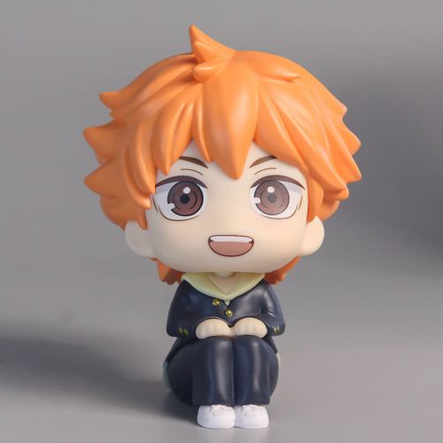 屋妙羽 动漫排球少年手办周边q版日向翔阳影山飞雄蜂乐回洁世一模型