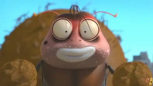 larva臭屁虫搞笑动画短片:有一种味道叫屎壳郎的口臭!